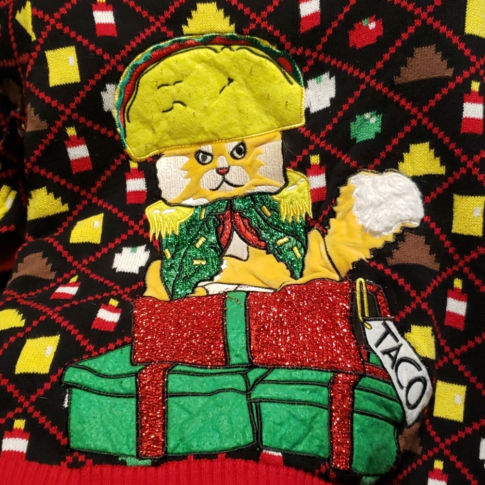 Ugly Christmas sweater.
